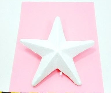 Gwiazdka styropianowa 16cm 12szt.