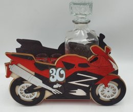 Karafka + 6 kieliszków ŚCIGACZ 30 urodziny