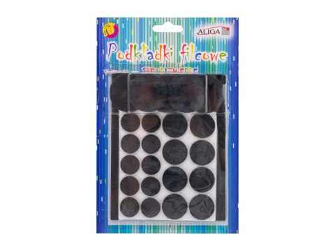 Podkładki filcowe samoprzylepne 27szt. | PSD-2006