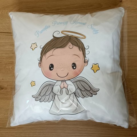 Poduszka Komunia Święta chłopiec