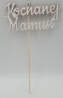 Napis na piku 5szt Kochanej Mamusi