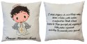 Poduszka dwustronny nadruk Komunia Święta chłopczyk