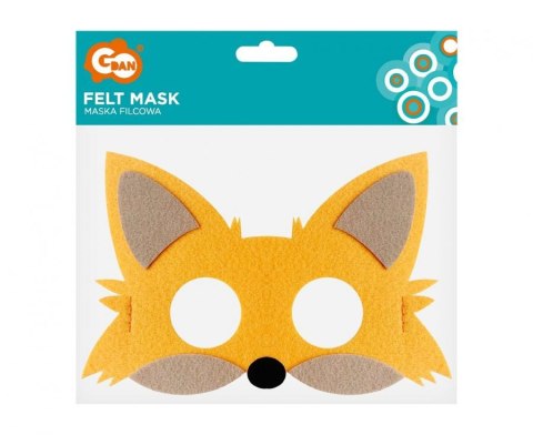 Maska filcowa Lisek 18,5x12cm | YH-MFLI