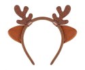 Opaska renifera z uszami brązowa | NW-ORUB