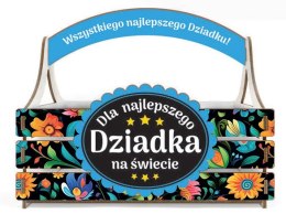 Koszyczek skrzynka 17x11x20cm Najlepszy Dziadek na świecie