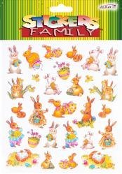 Naklejki 15x16,5cm WIELKANOC NKW-5465