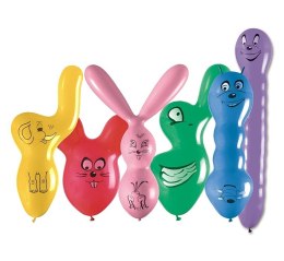 Balony pastelowe KSZTAŁTY 25 szt.