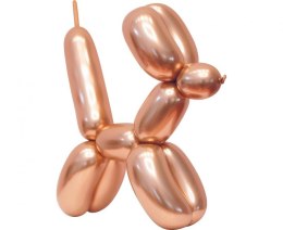 Balony do modelowania Beauty&Charm platynowe różowo-złote 50 szt.