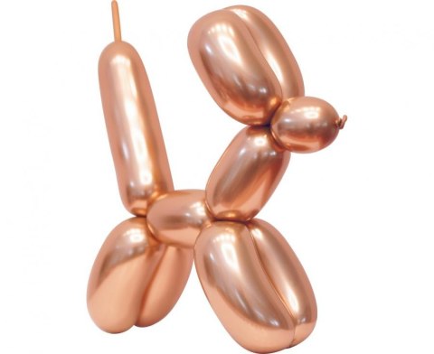 Balony do modelowania Beauty&Charm platynowe różowo-złote 50 szt.