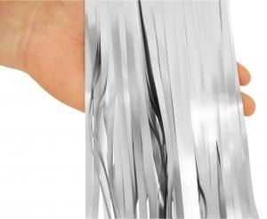 Kurtyna dekoracyjna "srebrna" 100 x 200 cm