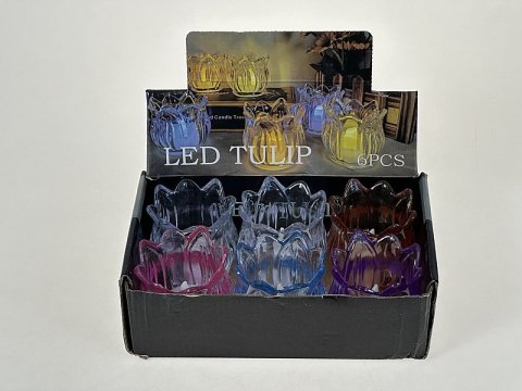 Lampion led tulipan 6,5 x 6cm