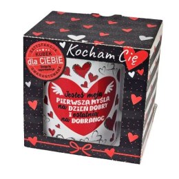 Kubek ceramiczny JESTEŚ MOJĄ PIERWSZĄ MYŚLĄ 3309-WAL11