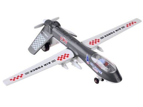 Metalowy dron wojskowy bojowy dźwięk ZA4327 CY