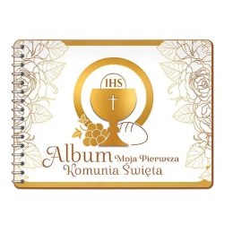 Album na zdjęcia Pamiątka I KOMUNII Świętej - Kielich 3343-KOM6