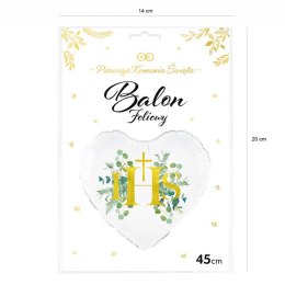 Balon foliowy serce IHS Eukaliptus 45cm 127629