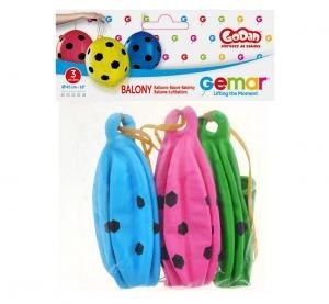 Balony premium piłka nożna piłki z gumką 3 szt.