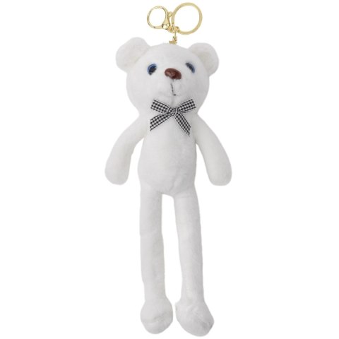 Brelok pluszowy miś z kokardką 23cm B-2551
