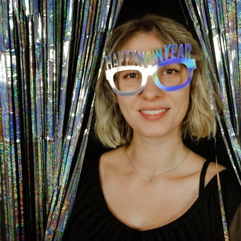 Kurtyna dekoracyjna "opalizująca" 100 x 200 cm