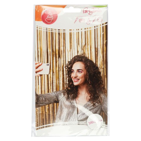 Kurtyna dekoracyjna "złota" 100 x 200 cm