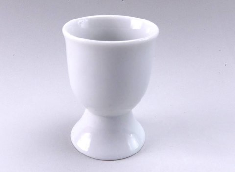 Kieliszek ceramiczny na jajka 5 x 7cm biała porcelana