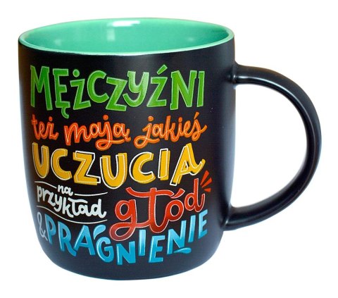 Kubek tablicowy Mężczyźni też mają uczucia TB-004