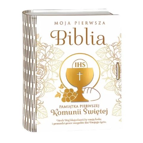 Pudełko na Biblię - Pamiątka I KOMUNII Świętej - Kielich 3341-KOM6