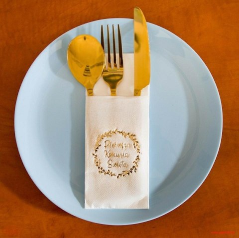 Serwetka 20szt Komunia 32 x 38cm Kie-KWianek