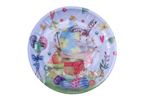 Talerz metalowy wielkanocny śr. 19,3 cm