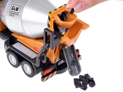 Auto budowlane betoniarka samochód z dźwiękiem i światłem ZA5010