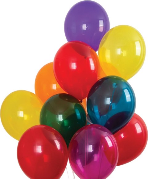 Balony 50szt. CRYSTAL 27cm