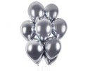 Balony shiny 13 cali - srebrne / 50 szt.