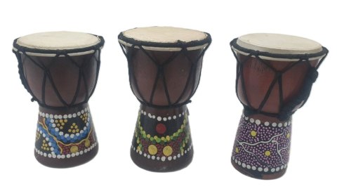 Bębenek drewniany 15cm MK15-11