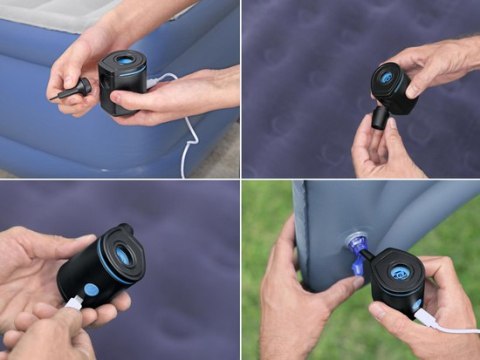 Elektryczna pompka powietrza USB + końcówki 62289 Bestway