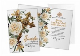 Kartka z życzeniami KARNET KOMUNIJNY KRZYŻ1