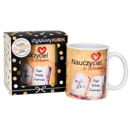Kubek ceram Nauczyciel z sercem 3309-N2