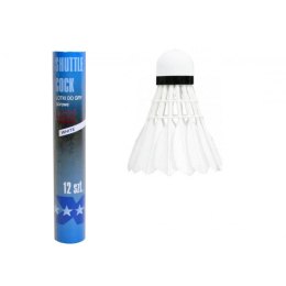 Lotki pióra 12szt. tuba białe