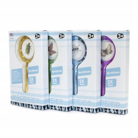 Lupa szkło powiększające 4,5cm na blistrze
