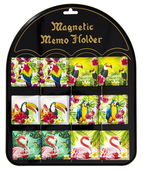 Magnesy kwadraty 5 x 5cm na tacce mix 12szt. MG-9689