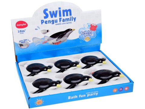 Pingwin do kąpieli dla dzieci pływa rusza skrzydłami i łapkami ZA5602