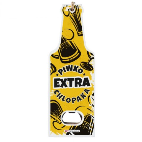 Tabliczka otwieracz duży PIWKO EXTRA CHŁOPAKA