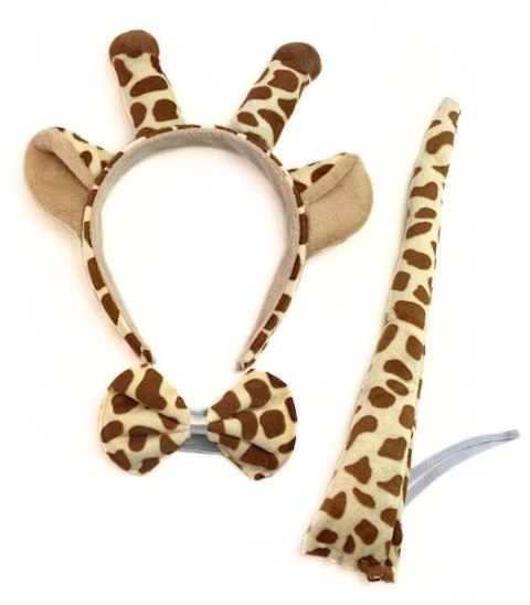 Zestaw karnawałowy opaska żyrafa