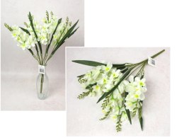 Bukiet FREZJA wys. 50 cm, 9 łodyg (kwiat 19x6 cm) ŚMIETANOWA WA-092D