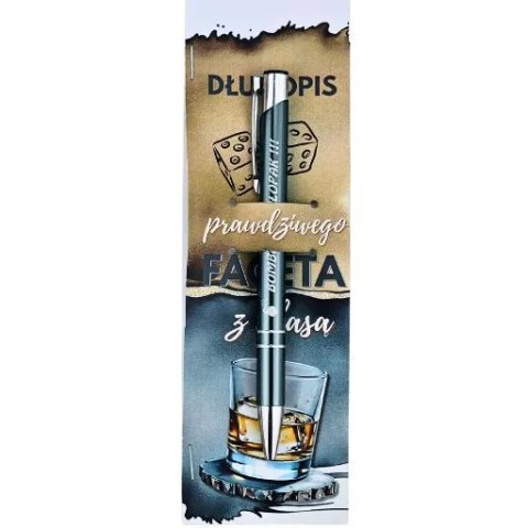 Długopis z grawerem dla prawdziwego faceta 3368-CH1