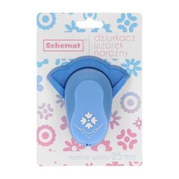 Dziurkacz wzorek 25 mm narożny KWIATEK | 7420 NR 40