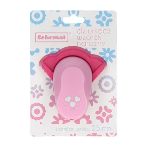 Dziurkacz wzorek 25mm narożny 3 SERCA | 7468 NR 54