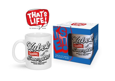 Kubek 300ml THAT'S LIFE Kubek szczęśliwej emerytki