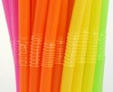 Rurki (słomki) łamane wielokrotnego użytku, różne kolory 5x210mm/ 50 szt. RW-LKR5
