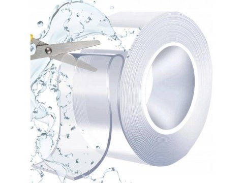 Taśma samoprzylepna przezroczysta dwustronna montażowa 20mm x 1,5 m PSD-2397