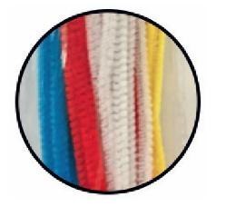 Druty pluszowe 40szt. mix kolorów DP-1236