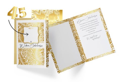 Karnet Jubileusz wymienne cyfry | DK-809